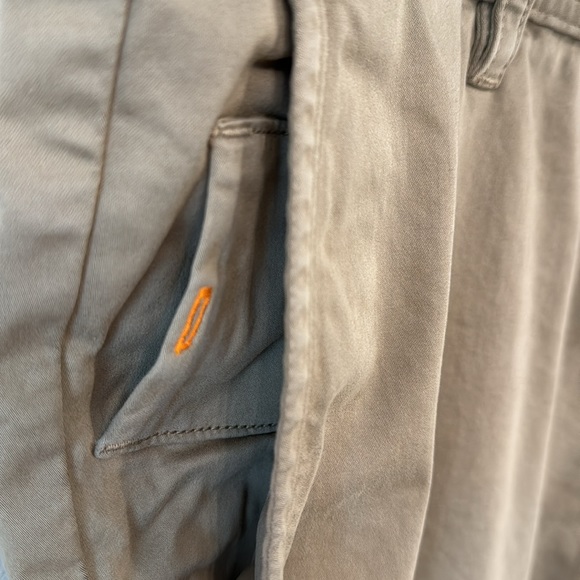 HUGO BOSS Khakis Regular Fit Cropped Flat Front Size 38 - Picture 7 of 12